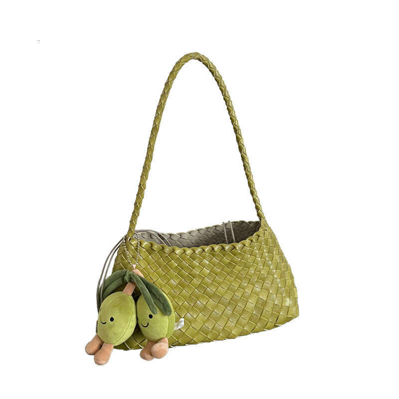 Tote Bag Handmade Woven Underarm For Women New Style High End Versatile Handbag Shoulder Mother And Child Bag Shoulder Bag Braided Handbag