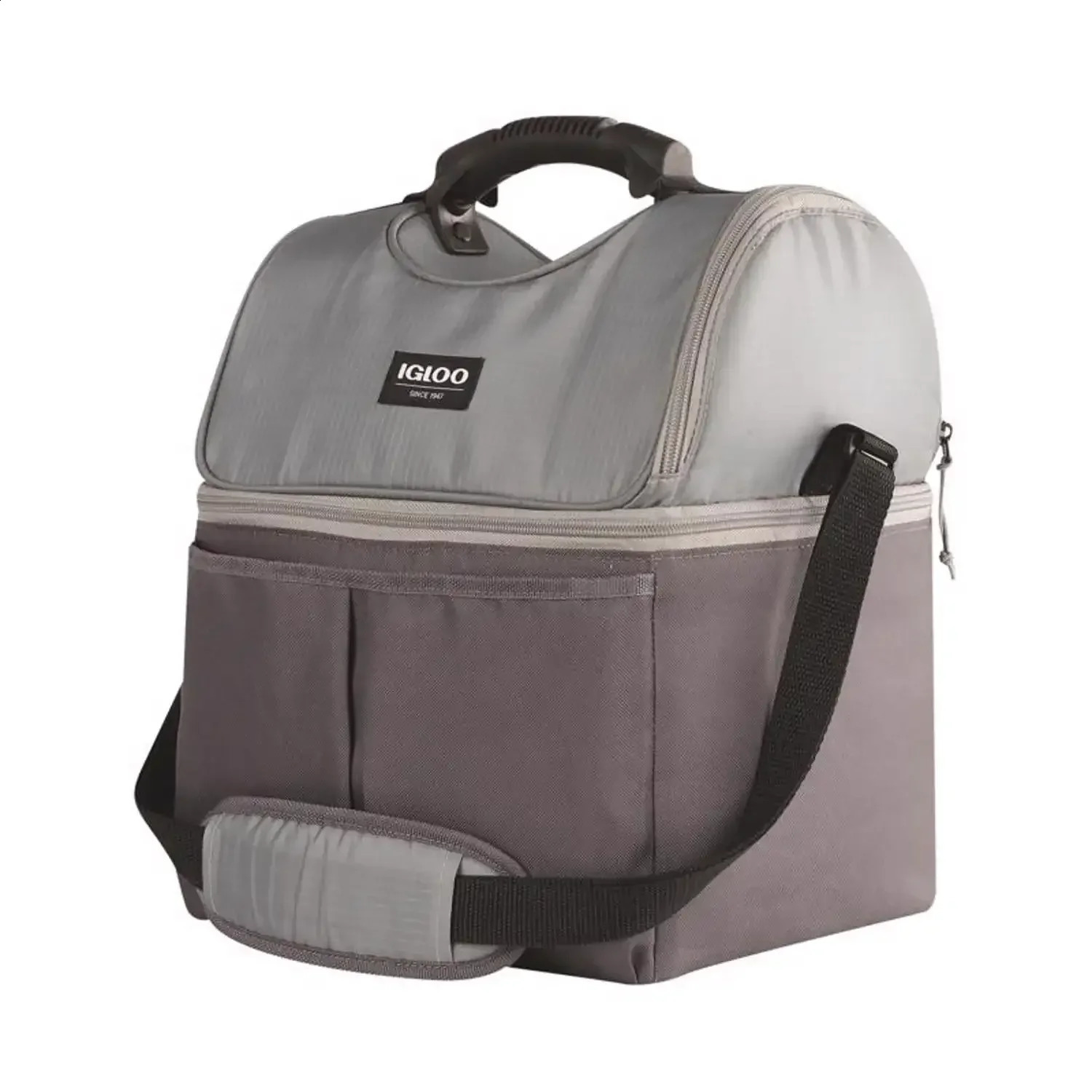 Igloo Gripper Gray 22 cans Lunch Bag Cooler 250528