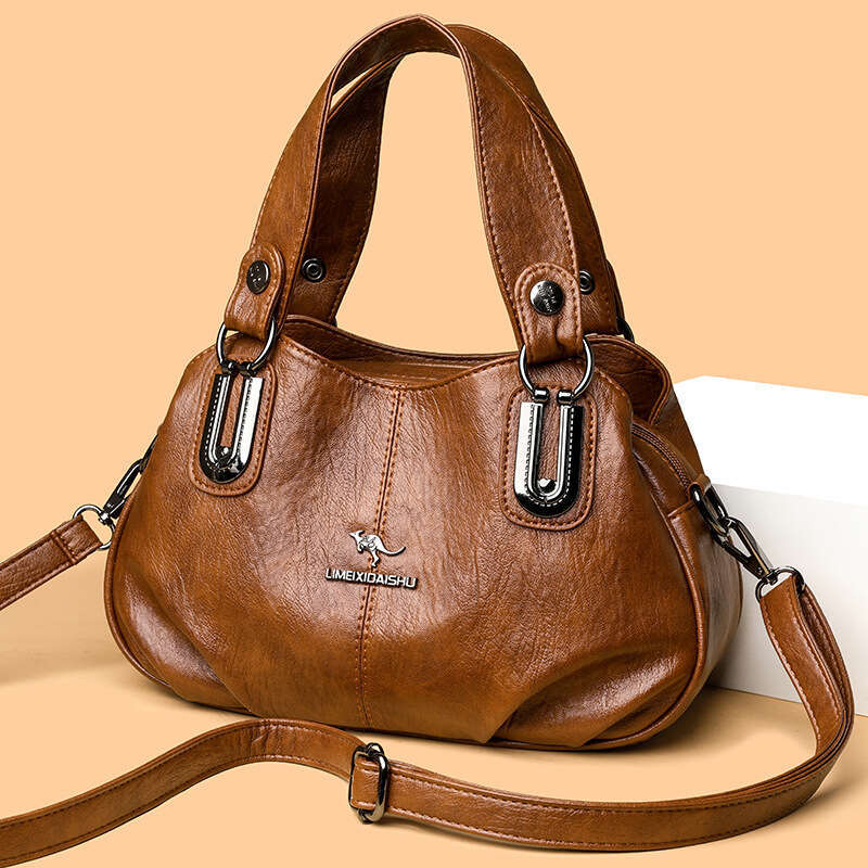 Large Capacity Shell Handbag Spring Summer New Style Middle-Aged Mom Multi-Compartment Single Shoulder Crossbody Bag B5