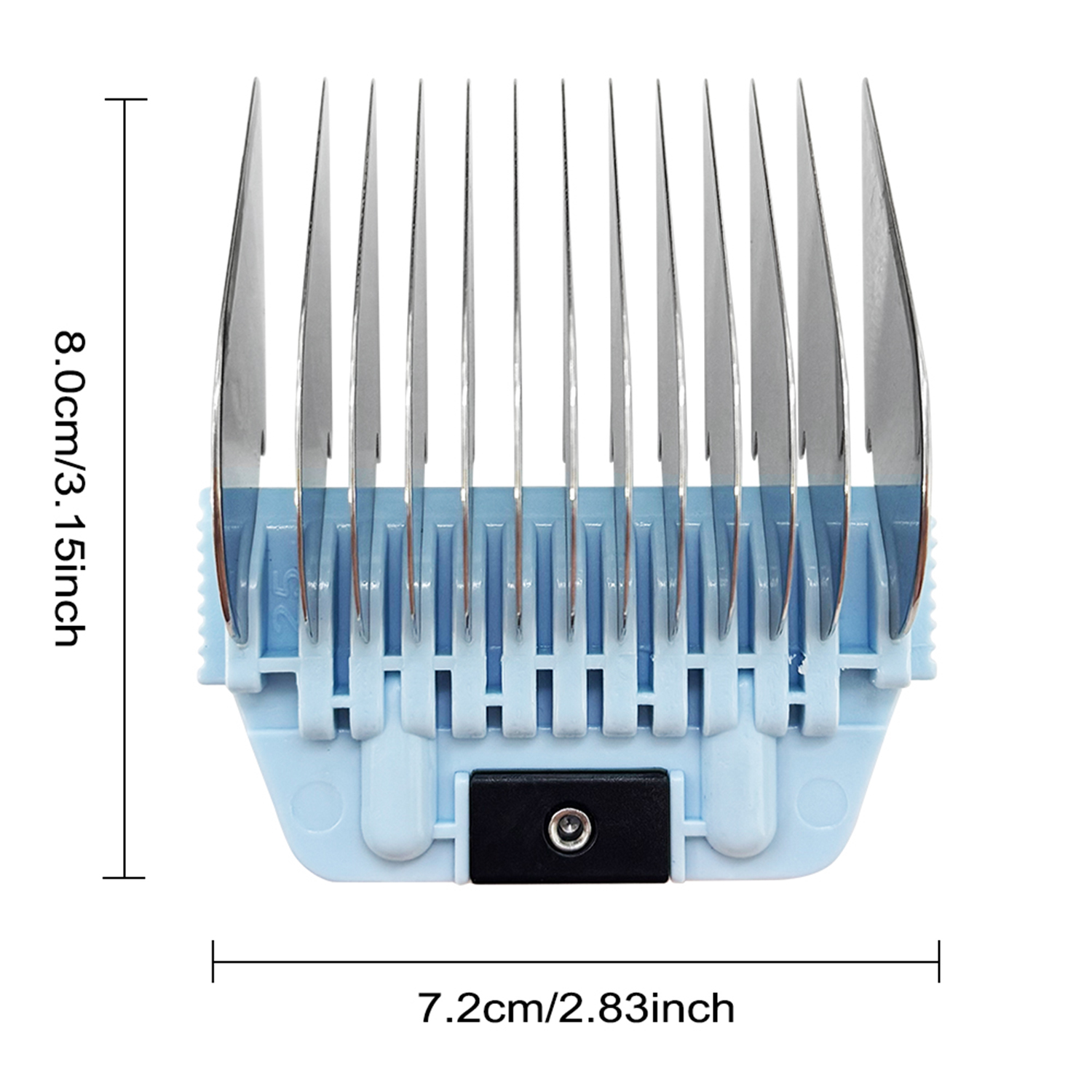 25MM 1" Cut Wide Clipper Guard Attachment for A5 Type Wide Blade Stainless Steel Blade for Professional Groomers and Stylist (Snap-On/Off Design)