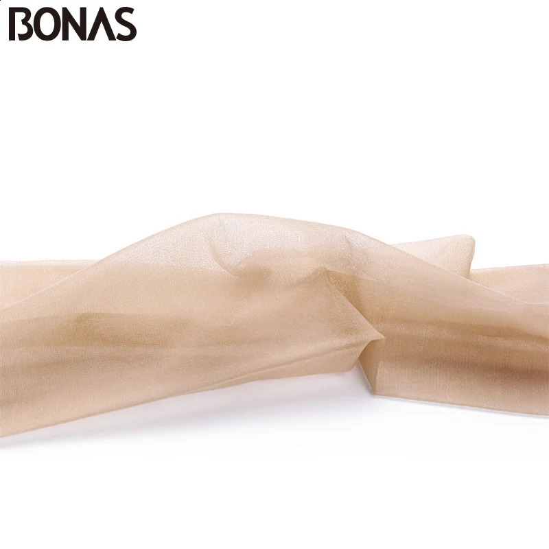 BONAS 15D Tight Nylons Thin Pantyhose Tear Resistant Nylon Panty T Crotch Sexy Fashion Female Stockings Europn Size 250526
