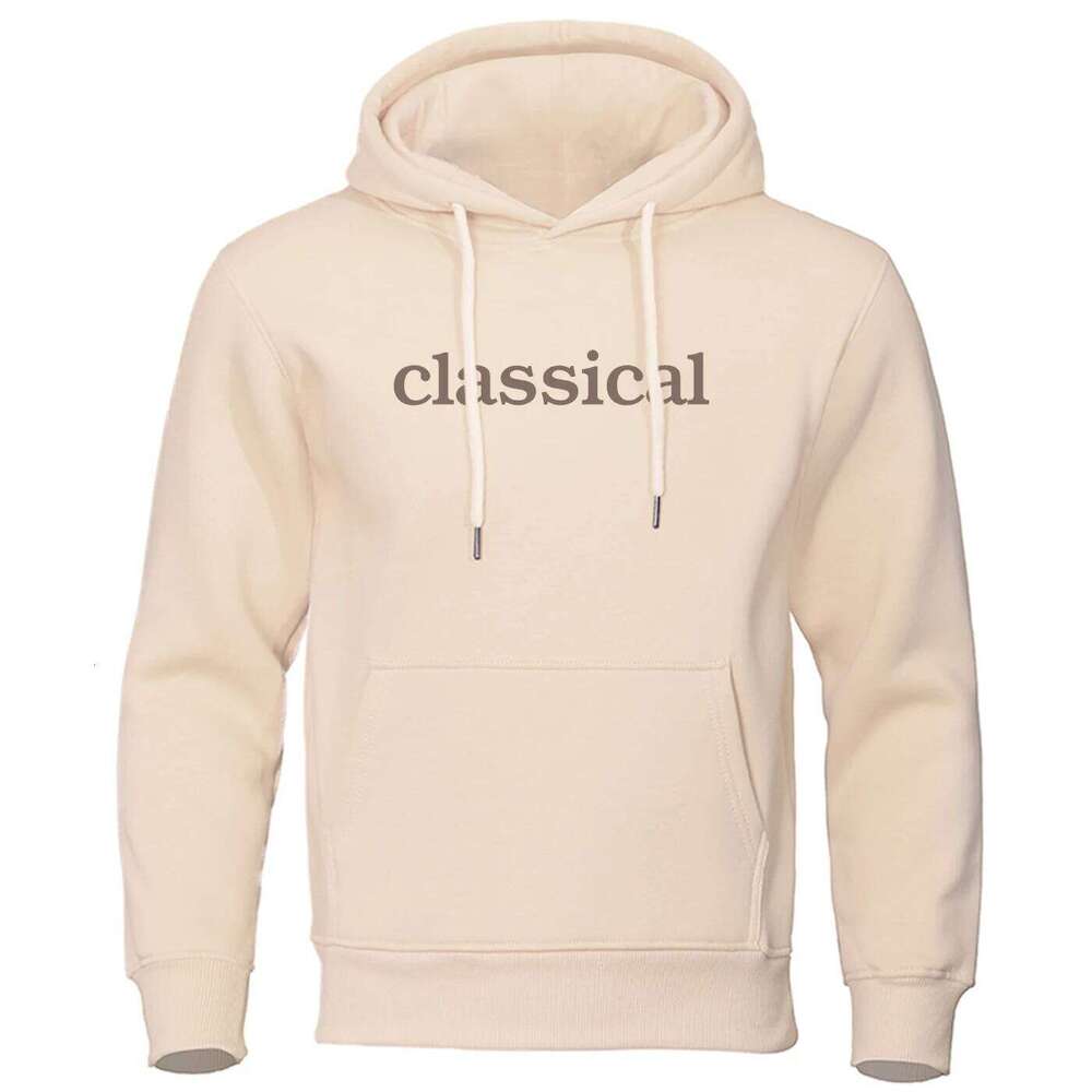 Women's Wear Classical Letter Simple Print Hooded Men Fleece Warm Long Sleeve Hoodies Hip Hop Round Neck Hoodie Fashion Casual S-Xxl Top Male