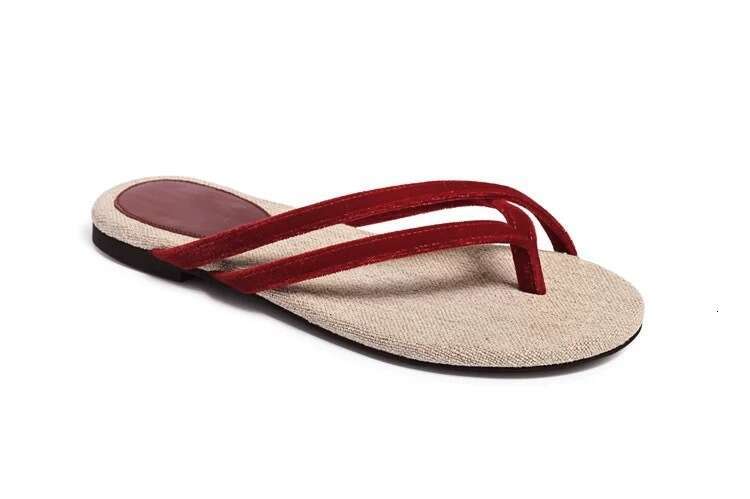 Sheepskin Version ~ Loose Fit Woven Strap Round Toe Post Sandals for Women Outdoor 2025 Summer Beach Slippers