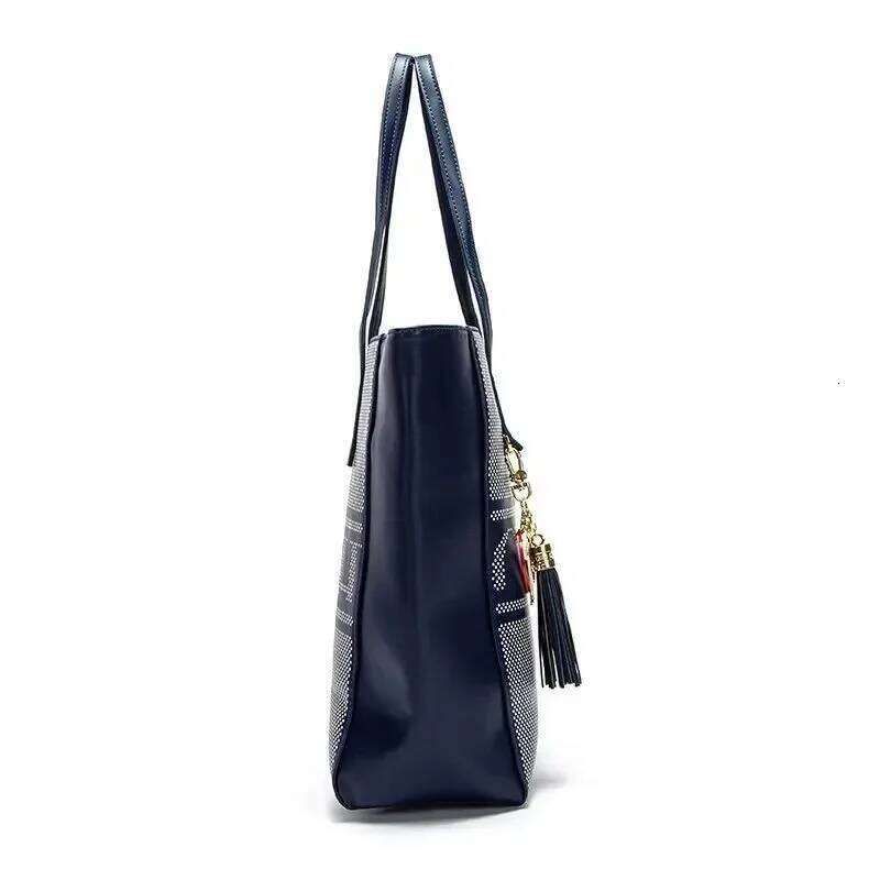 Simple Shopping Tote Multi-Functional Business Shoulder Bag, Fashion Design Large Capacity Women's Handbag