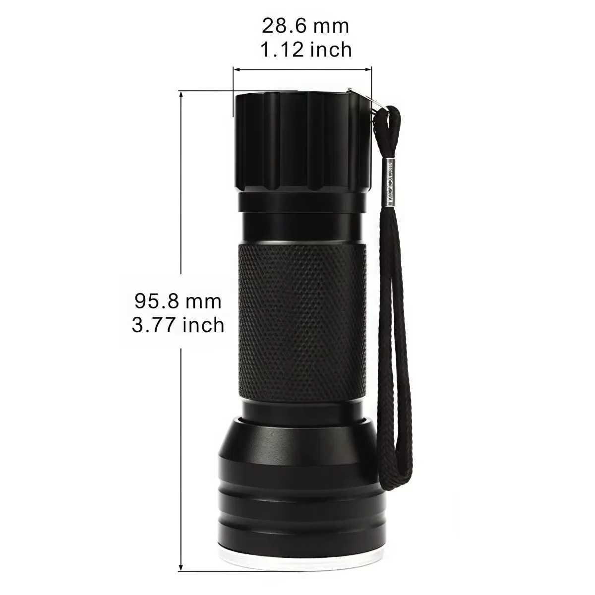 21LED UV Black Light Flashlight 395NM UV Flashlight for Detecting Pet Urine Stains Portable UV Light for Home and Outdoor Use XJ250529