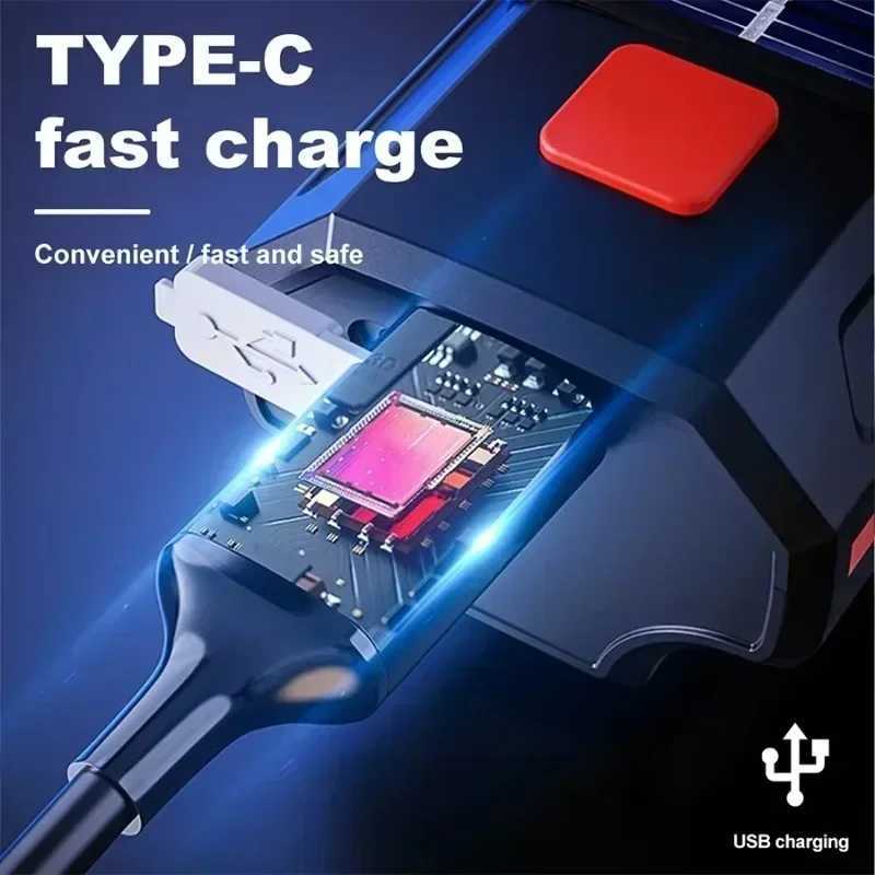 Bicycle Front Light USB Rechargeable with 120dB Horn Highlight MTB Road Bike Headlight Night Riding Warning Lamp Cycling Light XJ250529