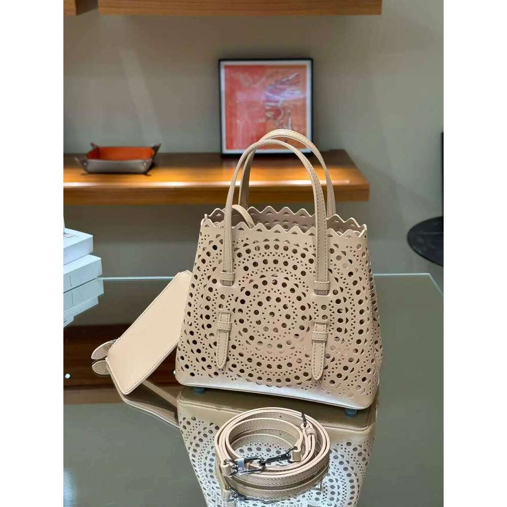Design Fashion Large Capacity Genuine Leather Bucket High Quality Cowhide Shoulder Handbags For Women Brand Bag