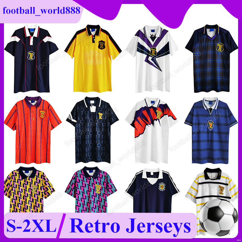 Tartan Army Soccer Jerseys Scotland national football team Retro Jerseys McCall McNamara Durie Jackson Lambert B.McKinlay McCoist Gallacher Men Uniforms Sets