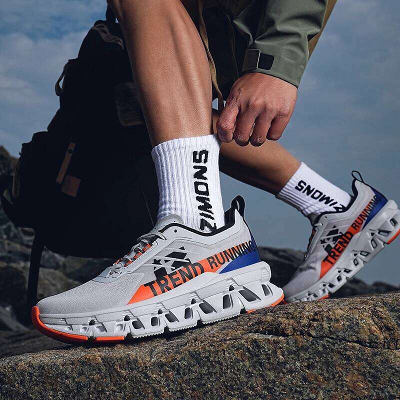 New Men Running Shoes Jogging Casual Lace-up Breathable Fashion Sneakers Blade Loafers Brand Outdoor Walking Leisure Comfortable
