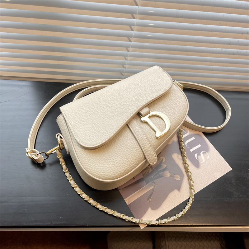 hot free shipping shoulder bags new casual handbag fashionable Letter daily flap for women black white khaki brown