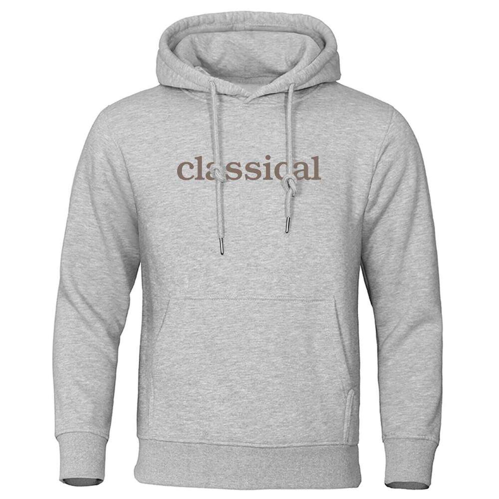 Women's Wear Classical Letter Simple Print Hooded Men Fleece Warm Long Sleeve Hoodies Hip Hop Round Neck Hoodie Fashion Casual S-Xxl Top Male