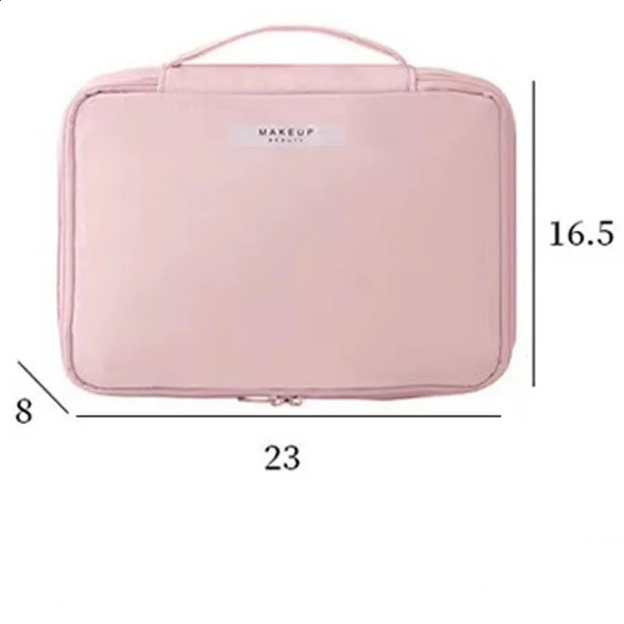 Womens Portable Travel Cosmetics Storage Bag with Large Capacity Waterproof Girl Makeup Washing organizer 250528