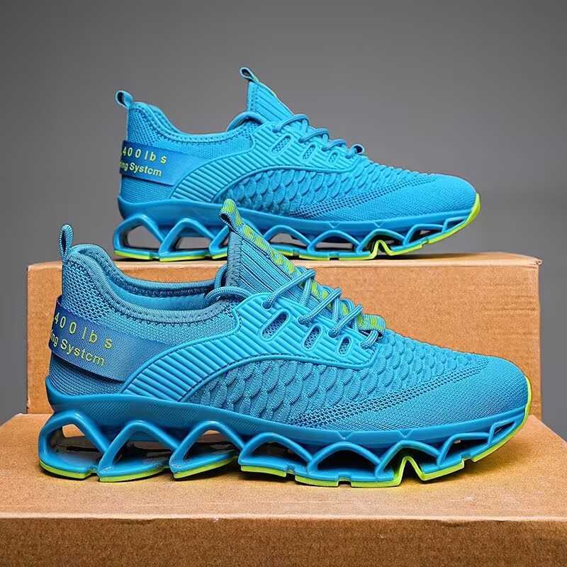 Mens Trainers Air Cushion Running Fashion Shoes Casual Breathable Walking Tennis Gym Athletic Sports SneakersC250325