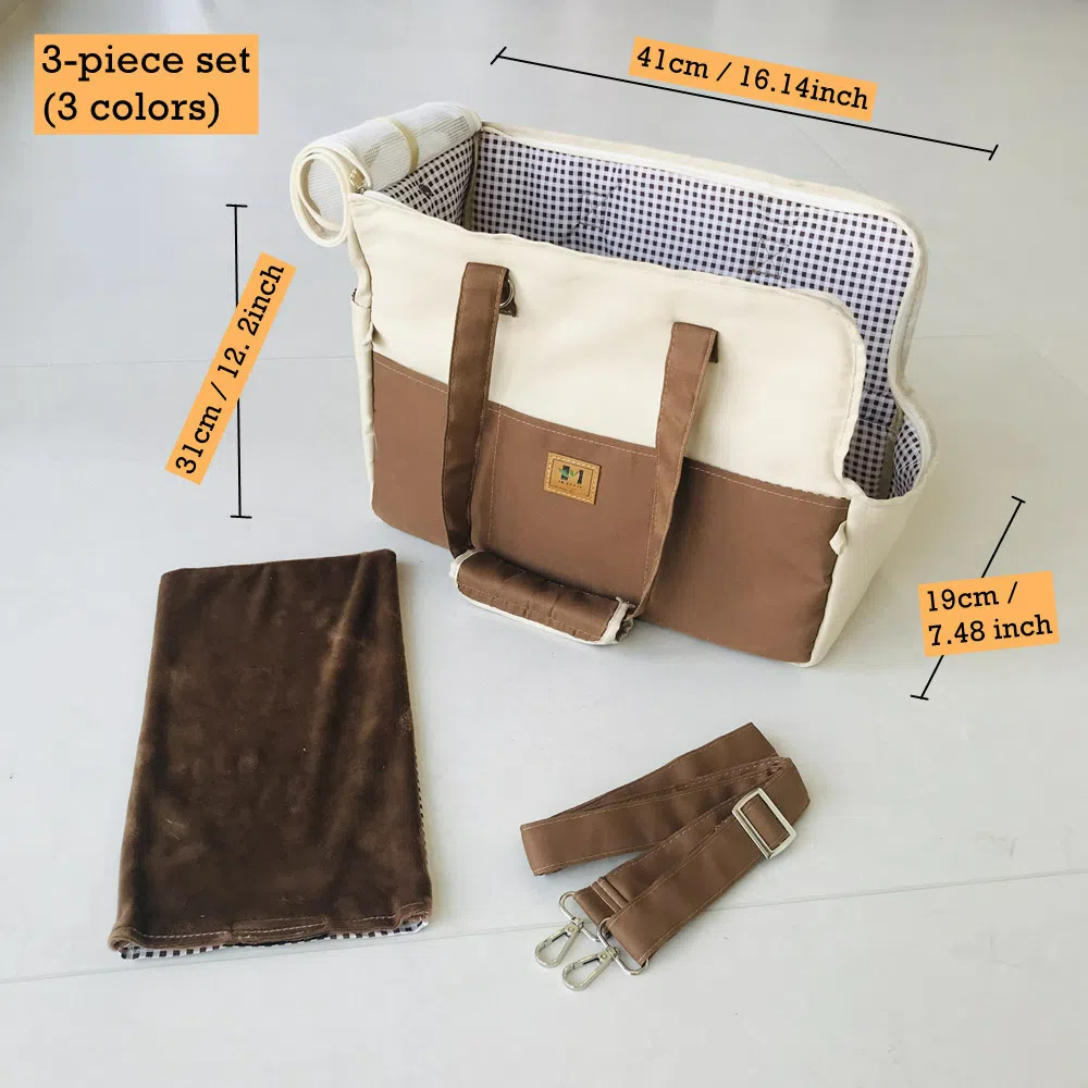 Durable Handheld Pet Backpack | Stylish Cat/Dog Travel Case Ideal for Short Trips
