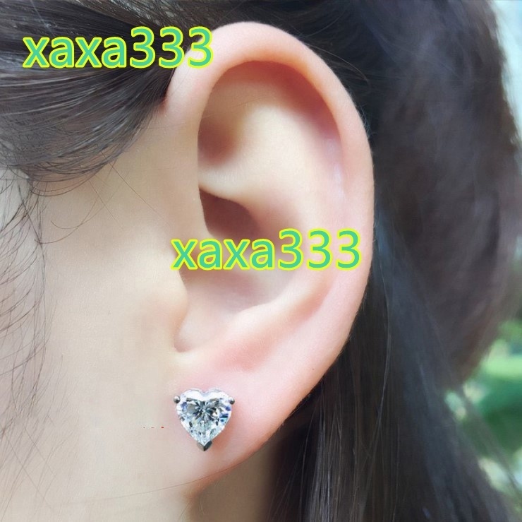 Heart Shape Diamond Perfect Cut Moissanite Earrings DEF VVS White Loose Moissanite Stone for Earrings