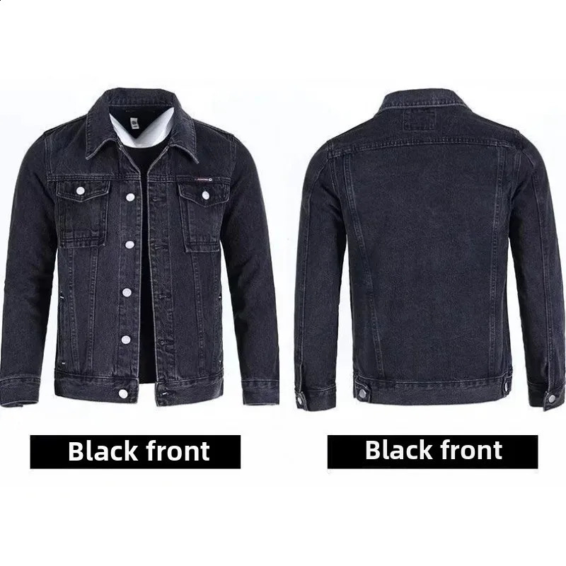 Denim Jacket Trendy Korean Style Casual Versatile Autumn Quarter Length Top For Young Men Student Body Conscious Fashion 250521