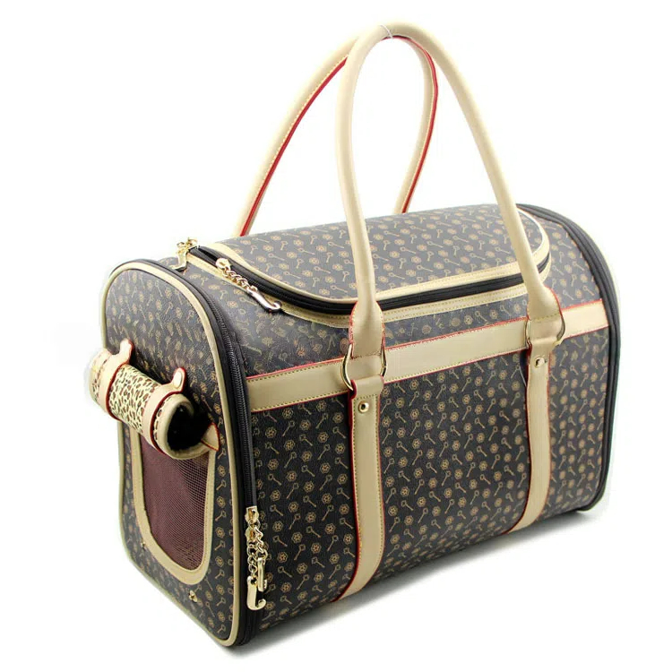 Premium Pet Tote Bag - Foldable & Breathable Carrier for Puppies, Kittens, and Small Animals - Available in White & Coffee