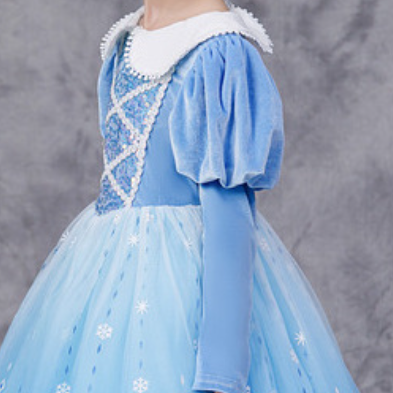 DISNEY girls designer clothes infant designer clothes Elsa princess dress Little girl's holiday dress princess outfit comfortable clothing with n