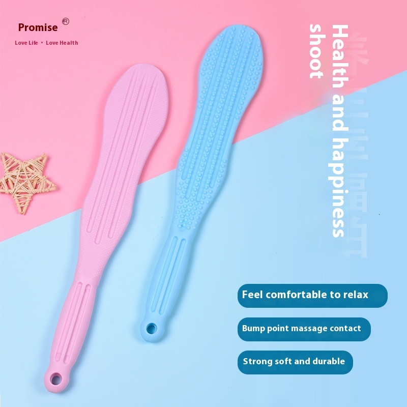 Back Hammer Massager Meridian Patting Tool Scraping Board Health Silicone Handheld Neck Shoulder Pat Stick