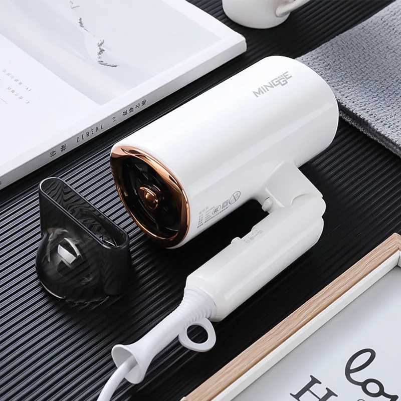 Popular Foldable Hair Dryer 1800W Blue Light Negative Ion Super Silent US/EU/UK/Plug 110V/220V Home Barber RecommendedXJ250528