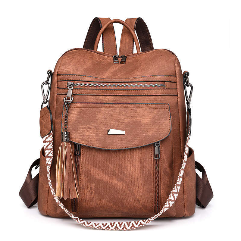 New Spring Fashion PU Bag Women's Backpack Multifunctional B5