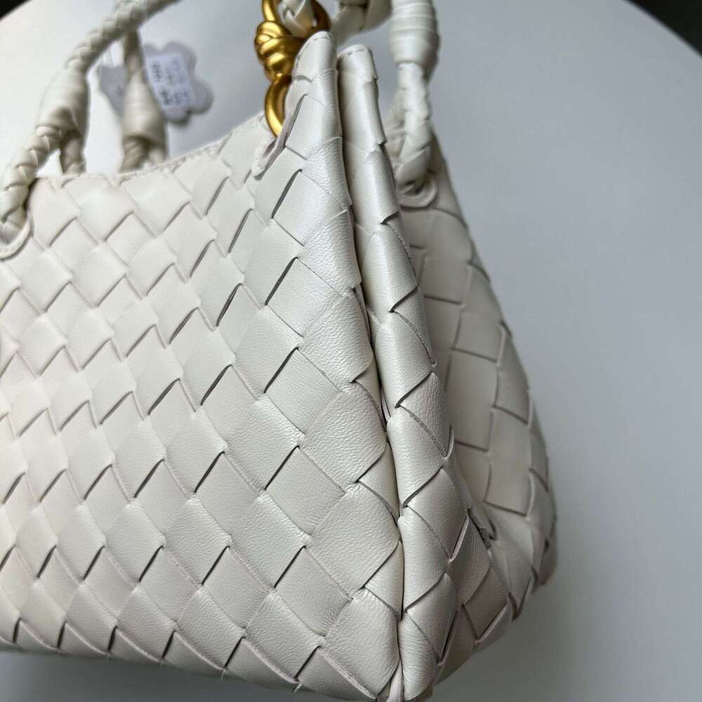 Tote Bag Braided Handbag Sheepskin Woven Parachute Bucket Tote Basket Handmade Large Capacity Handheld Shoulder Crossbody Bag Shoulder Bag