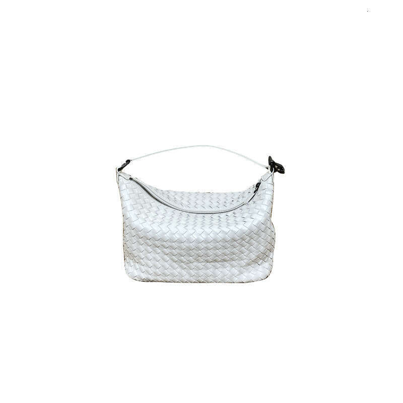 Tote Bag New Handwoven Dumpling Dog Walking Underarm Hobo Single Shoulder Handbag Sheepskin Lunch Box Bag Shoulder Bag Braided Handbag