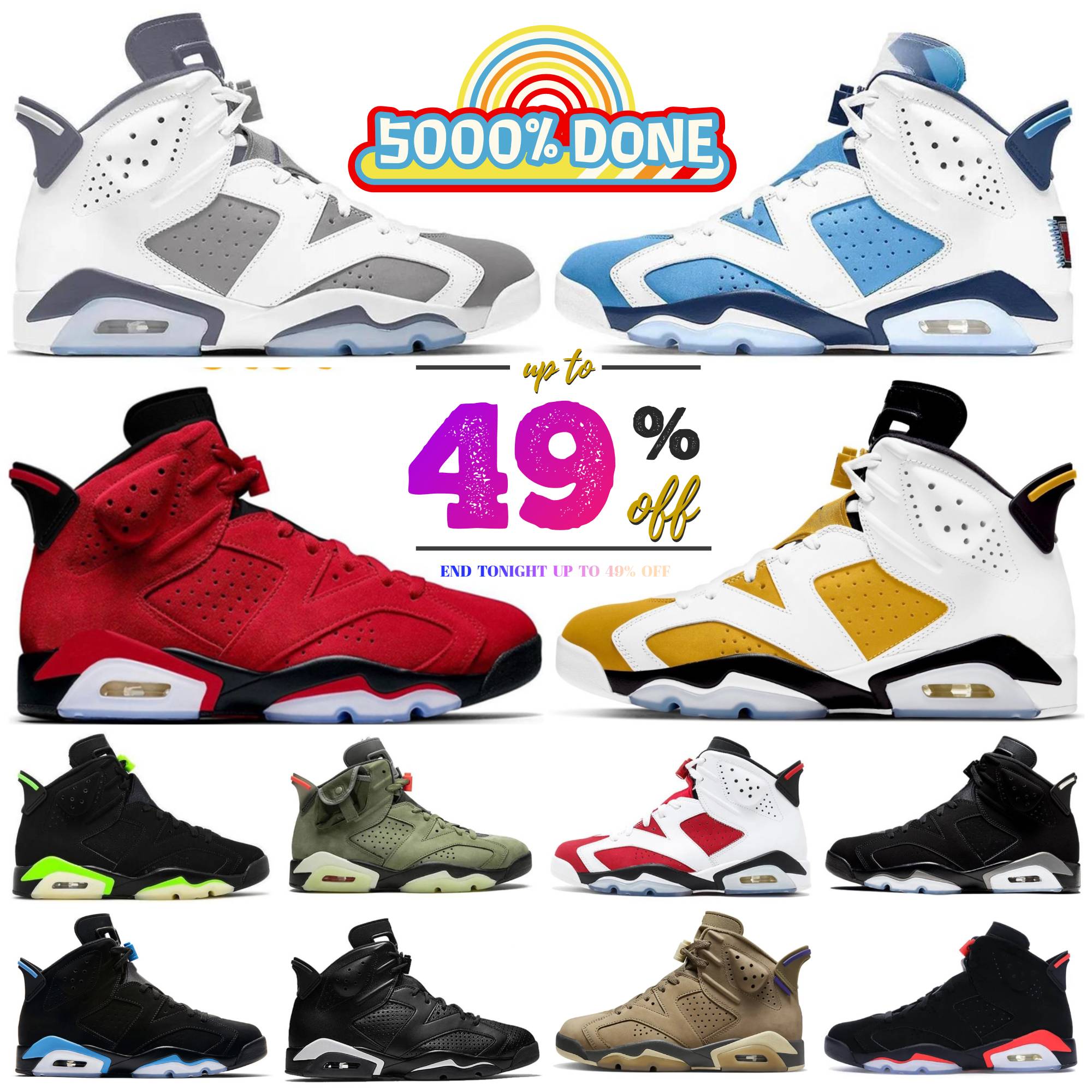 Classic OG Jump 6 Basketball Shoes mans 6s for Mens Women Cool Grey Aqua Singles Day Yellow Ochre Metallic Silver British Khaki Toro Electric Green Outdoor Sneakers