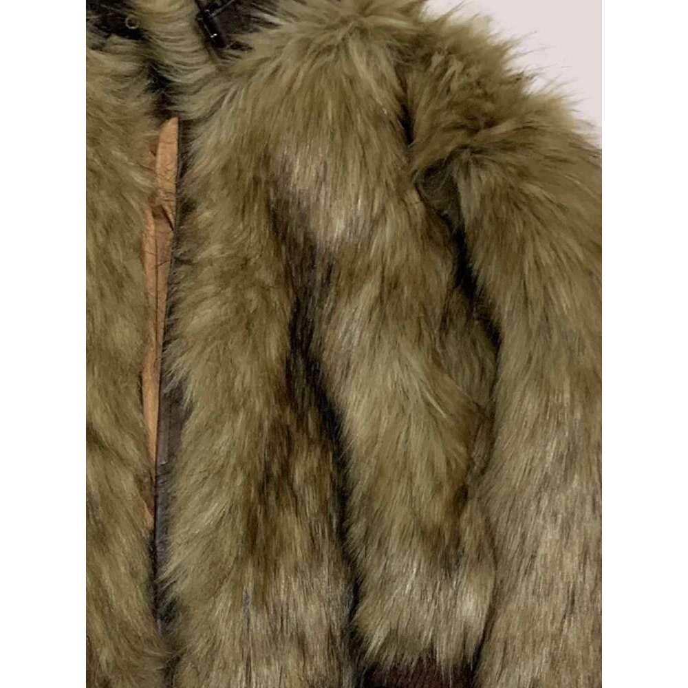 Mauroicardi Winter Short Warm Thick Hairy Shaggy Faux Raccoon Dog Fur Coat Women Long Sleeve Designer Fluffy Jacket 2025