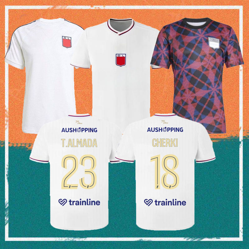 25/26 Lyons MIKAUTADZE soccer jerseys 2025 75th Olympique Lyonnais BENRAHMA CAQUERET MANGALA shirt CHERKI DIAWARA DIOMANDE FOFANA football uniforms