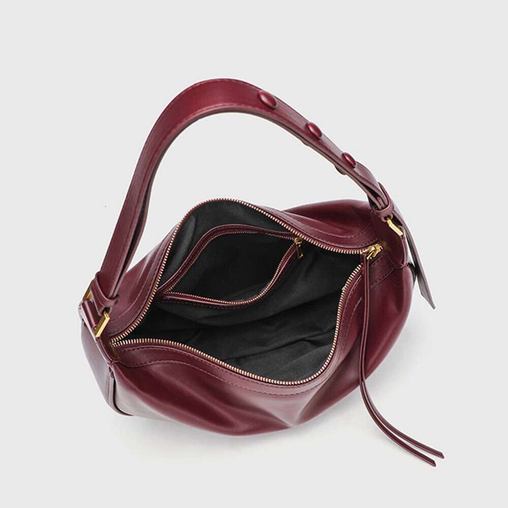 Women's Bags Designer Fashion Soft PU Leather Shoulder Half Moon Tote Bag Designer Handbags And Purses High Quality Canvas Bags Hobos