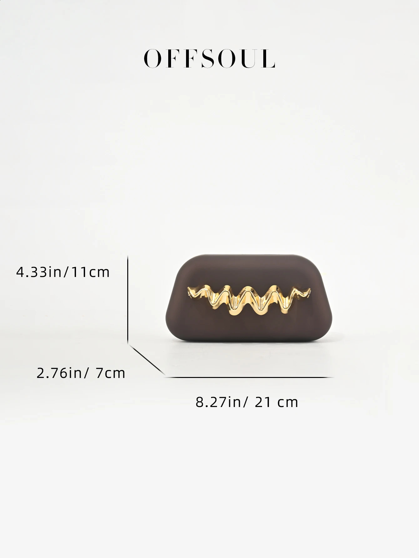 Retro Metal Wave Decoration Hand Box Bag Bride Wedding Party Evening Event Bag 250528