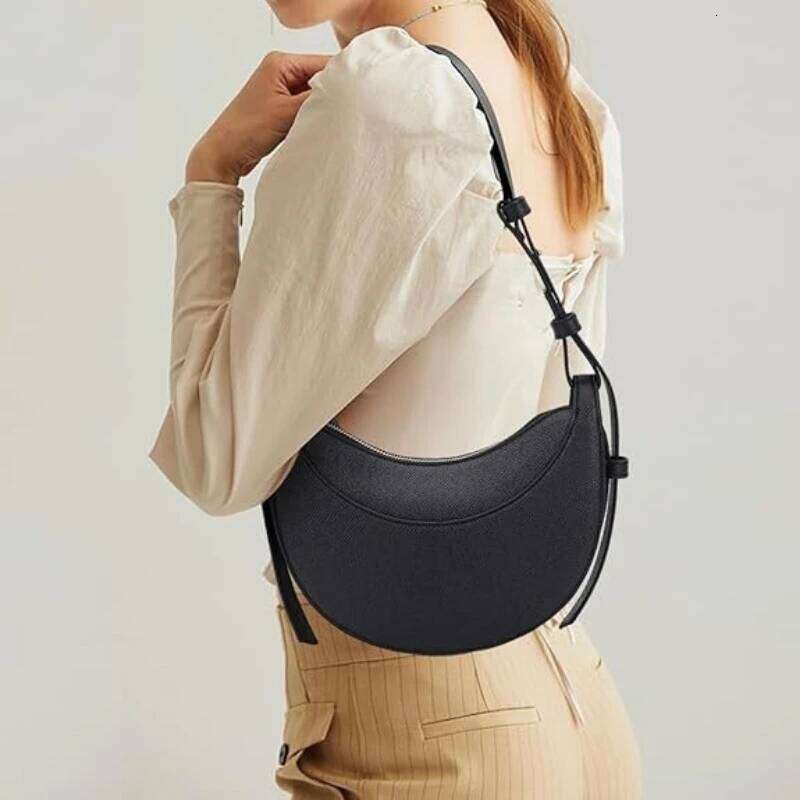 French Retro Saddle Premium Edition Women's Fashion Crescent High Quality Shoulder Cross Bag Gift Box Set