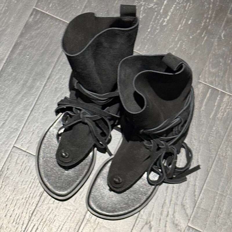 Sheepskin Version ~ Korean Style Niche Toe Clip Flip-Flops for Women Outdoor 2025 Spring Summer New Flat Sandals Cool Boots