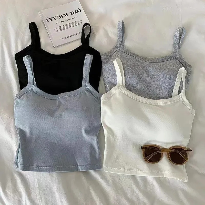 Crop Top Women Sexy Sleeveless Tops Fashion Female Underwear Ladys Camisole Girl Basic Tshirt Vest Lingerie Bras Tube 250527