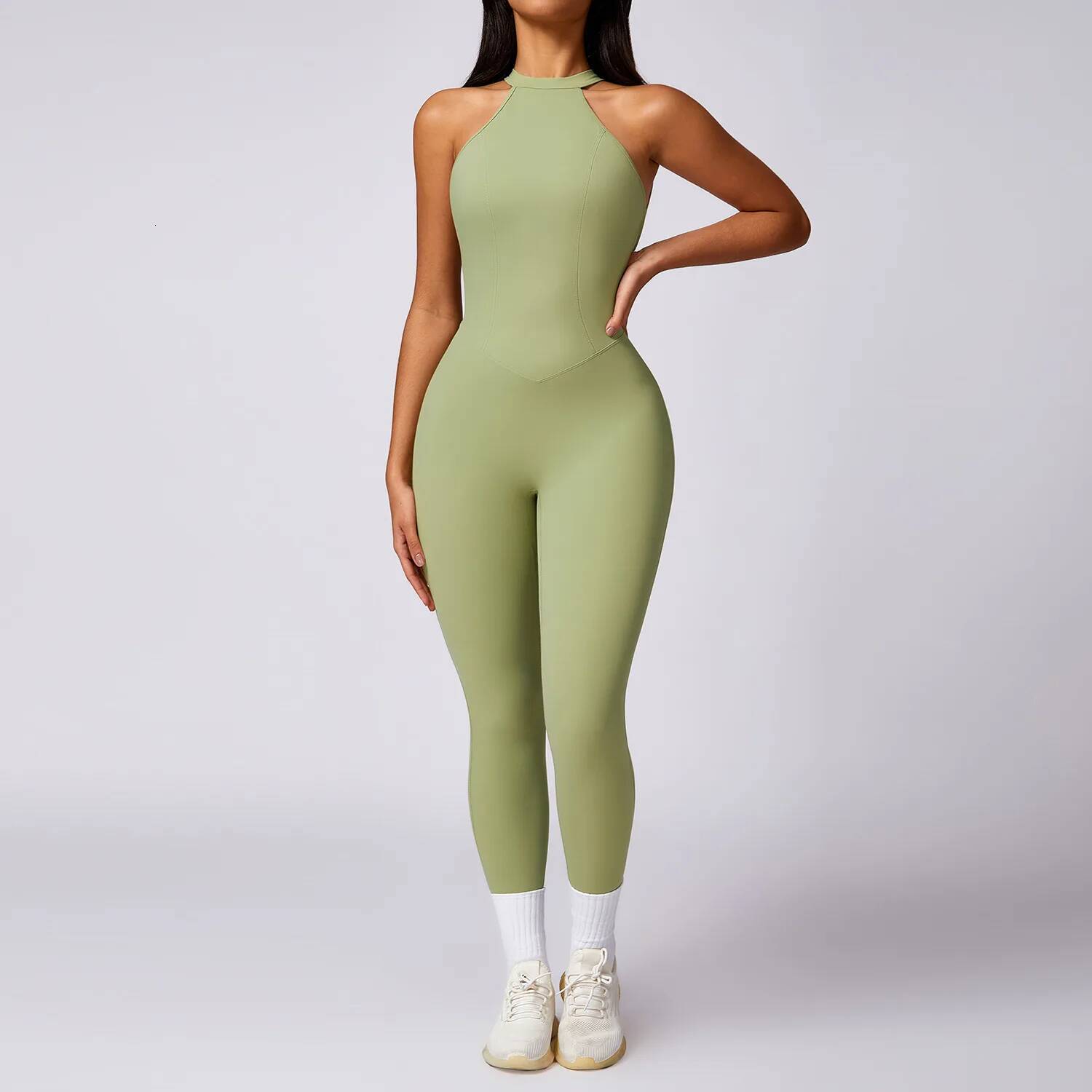 Romper Backless Workout Jumpsuit Fiess Bodysuit Siamese Sportswear Women Tracksuit Gym Clothes One-piece Playsuit Yoga Set