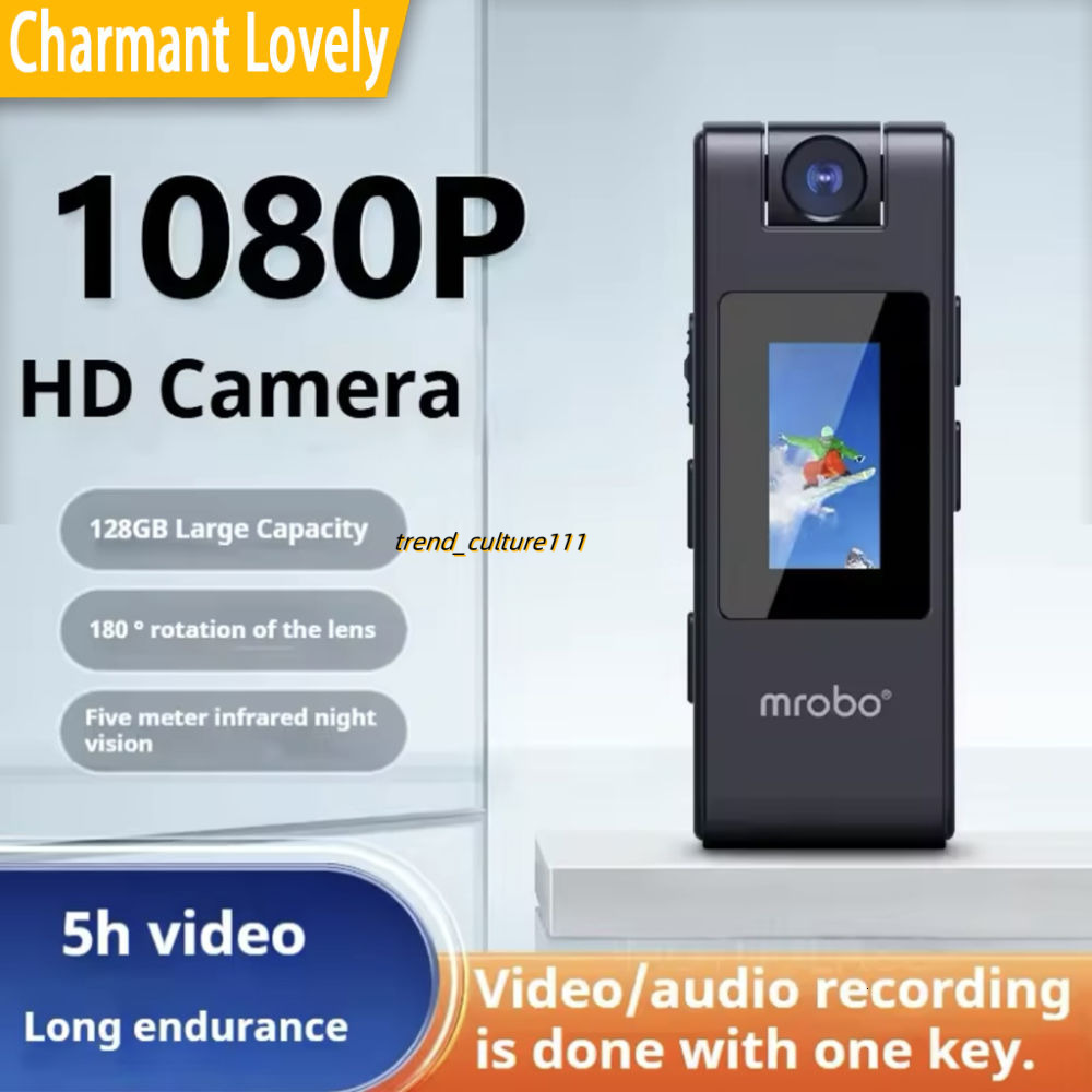 Charmant Lovely Ultra HD Mini Camera Portable Digital Video Recorder Police Body Cam Infrared Night Vision Sports DV Small Camcorder