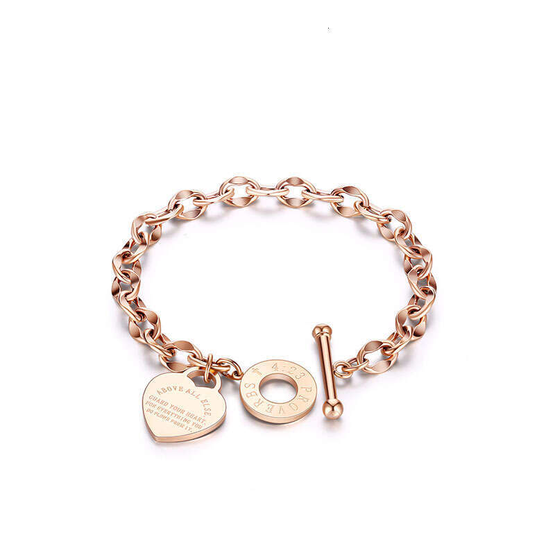Heart Bracelets Necklaces Designer for Women Silver Chain Classic Heart Set Gold Party Gift Wholesale and Retail 316L Stainless Steel Jewelry