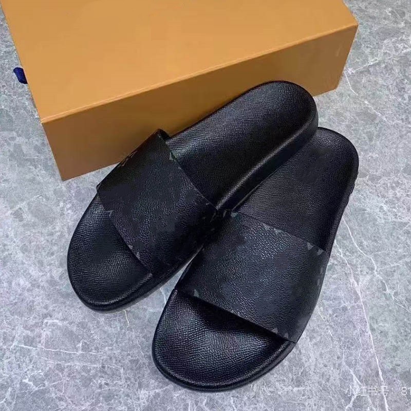 Women Man waterfront mule slides Designer Shoes luxury Sandal tazz Slipper outdoor shoe rubber sole Sliders Summer beach black Flat Heel flip flop sandale 5.29 01