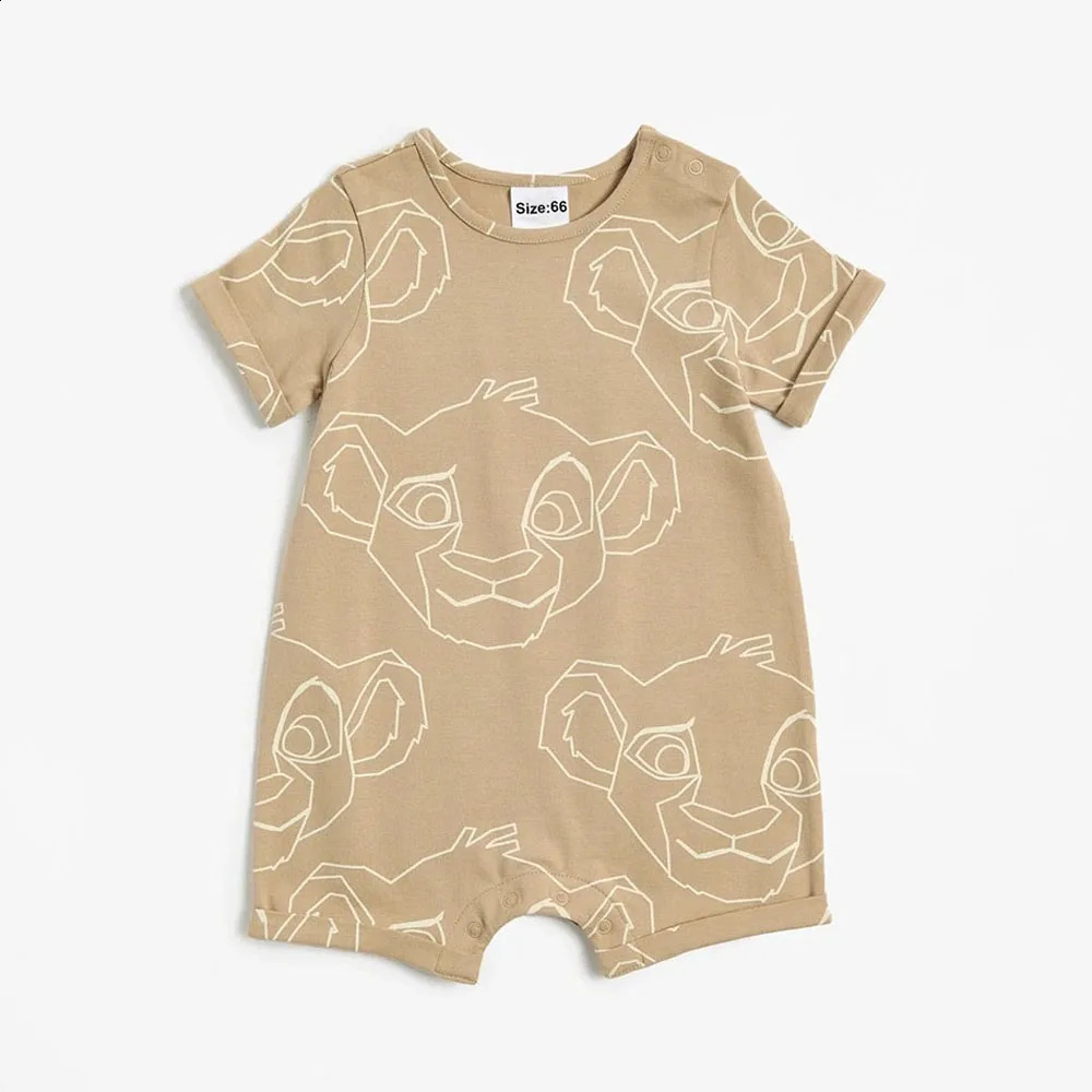 2Pcs Baby Boy Jumpsuits for Summer Cotton Infant Short Sleeve Rompers born Baby Girl Clothing 250528