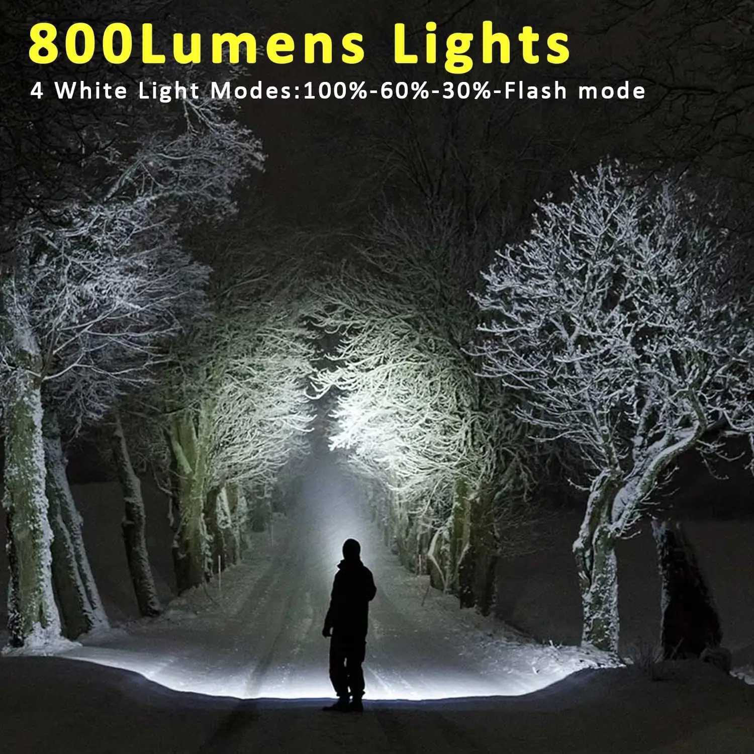 Mini LED Fashlight Keychain Self Defense USB Rechargeable Camping Light COB 800Lm Magnet Tent Fishing Emergency Lamp XJ250529