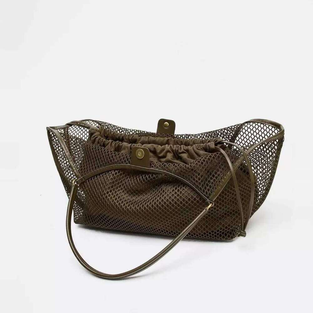 Women's Bags Designer Hollow Mesh Wing Tote Bag Designer Shoulder Bags For Women Large Capacity Fishing Net Handbag Top Handle Shopper Purses