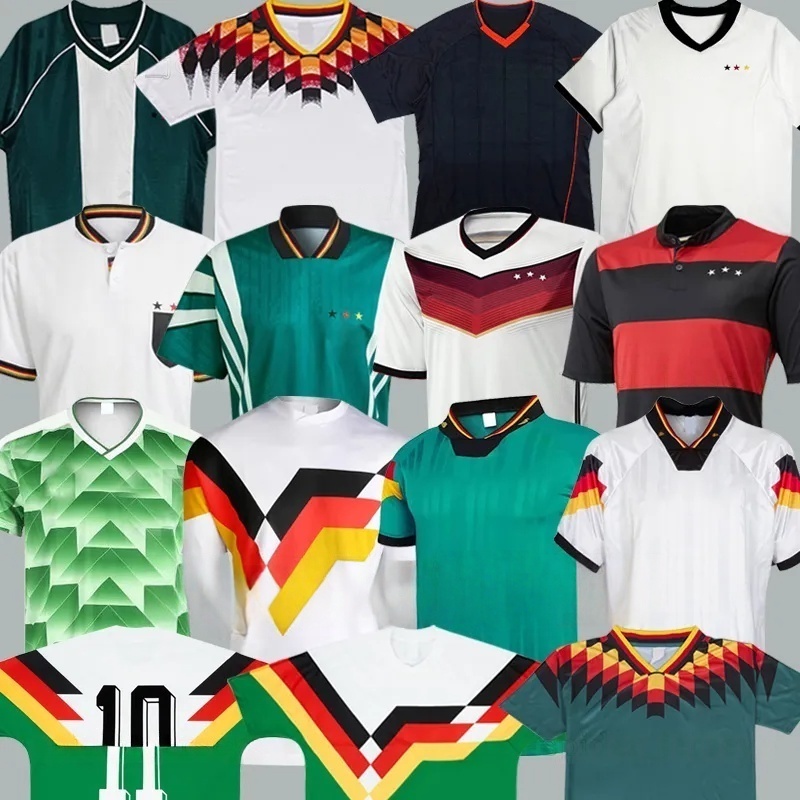 1986 1990 1992 Retro Soccer Jerseys GermanyS BREHME KOHLER 1994 1996 1998 LITTBARSKI 2002 2010 Hassler MULLER 2014 Long sleeve Football Shirts kids