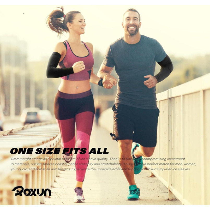 Arm Sleeves, Cooling UV Sun Protection Sports Compression for Men/Women