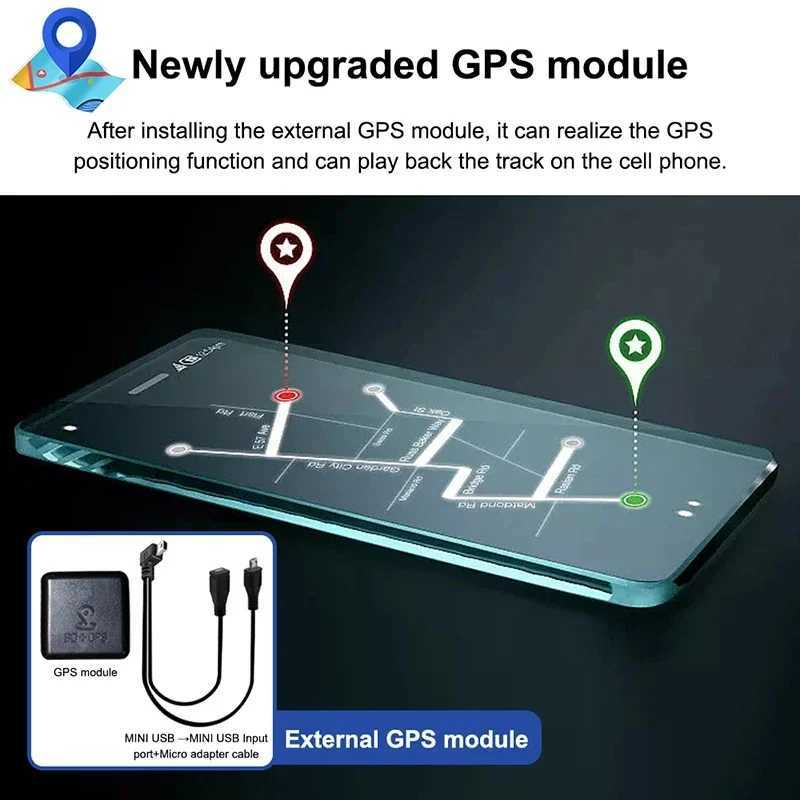 Car dvr Car dvr 4K 3Lens Dash Cam for Cars Front and Rear View Camera for Vehicle GPS WIFI Video Recorder Parking Monitor Car Assecories R250529