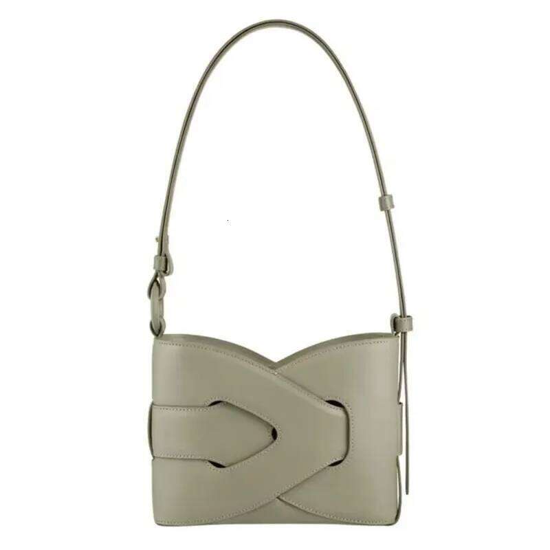 French Minimalist Armpit Cowhide Chain Shoulder Bag, Commuting And Dating Dual-Use Retro Tofu Bag