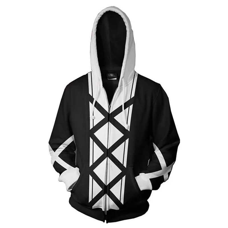 Japanese anime BLEACH Kenpachi Zaraki Kurosaki Ichigo hoodie Sweatshirt Cosplay Coat Jumper Sweatshirt Z250529