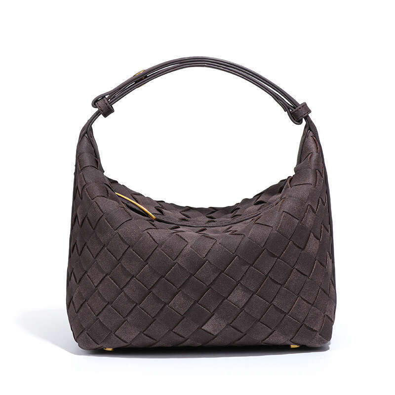 Tote Bag Braided Handbag Handwoven Niche Design High End New Lunch Box Fashion Matte Shoulder Handbag Solid Color Crossbody Bag Shoulder Bag