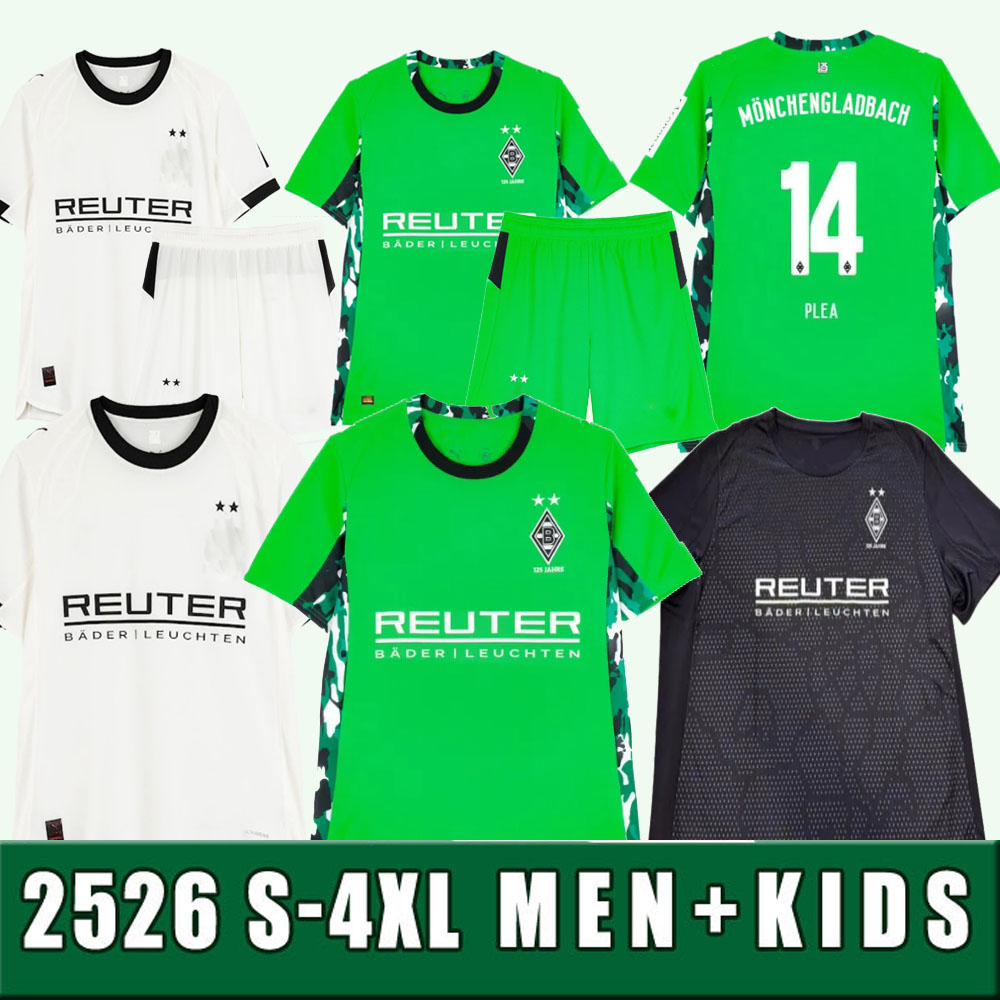2025 2026 S-4XL Monchengladbach Gladbach Soccer Jerseys 25 26 125th Anniversary STINDL Bensebaini NEUHAUS GINTER HOFMANN THAILAND adult Kids Kits Football Shirts