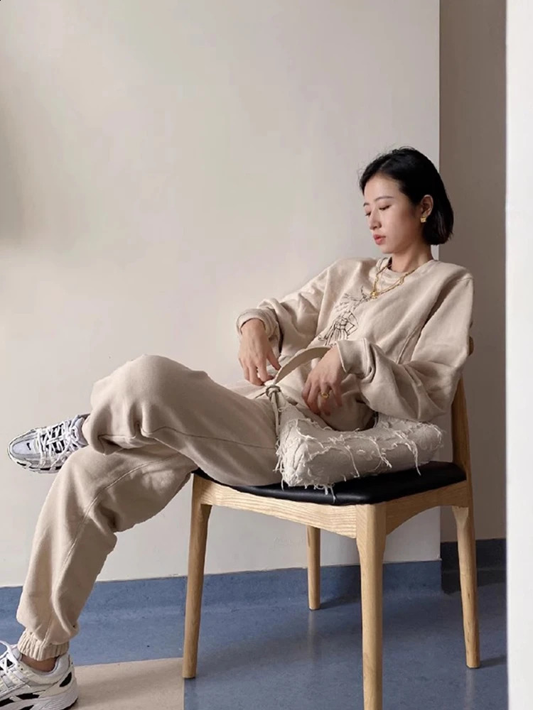 Celebrity Same Style Bag Ins Blogger Baguette Stitching Canvas Patch Tassel Retro Single Shoulder Armpit for Women 250528